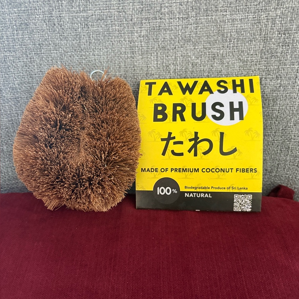 Multi Function Tawashi 100% Natural Coconut Coir Fiber Brush